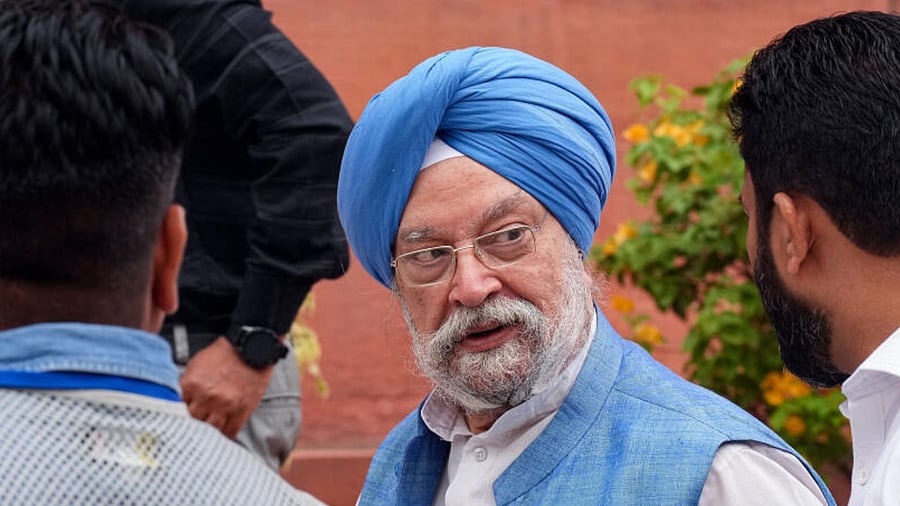 Union Minister Hardeep Singh Puri. Credit: PTI Photo