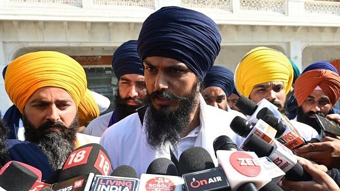 Amritpal Singh. Credit: AFP Photo 