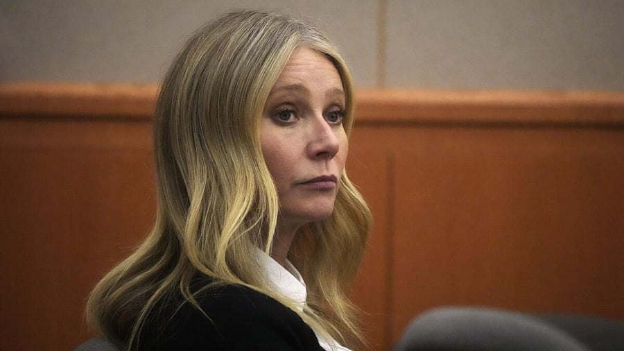 Gwyneth Paltrow in court. Credit: AP/PTI Photo