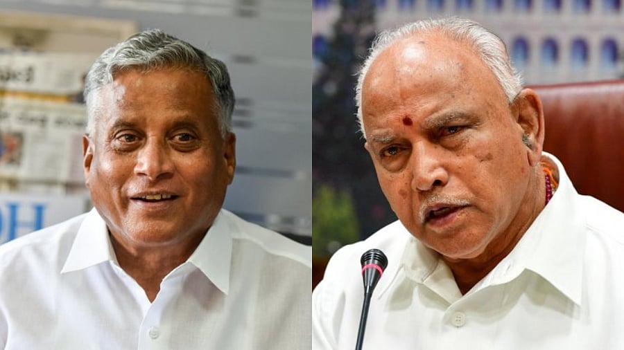 V Somanna, B S Yediyurappa. Credit: DH, PTI Photos