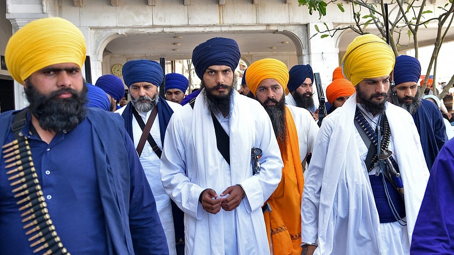 Amritpal has been on the run since March 18 when the police crackdown was launched. Credit: Reuters Photo