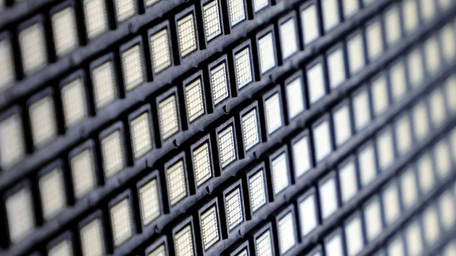 SK Hynix parent SK Group plans to invest $15 billion in the US chip sector, including to build an advanced chip packaging factory. Credit: Reuters Photo