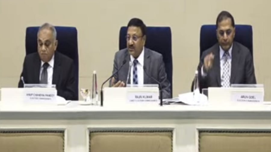 Karnataka Assembly Elections scheduled for May 10. Credit: Twitter/@ECISVEEP