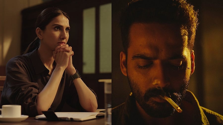 Vaani Kapoor and Vaibhav Raj Gupta on YRF Entertainment's new OTT show 'Mandela Murders'. Credit: Special Arrangement