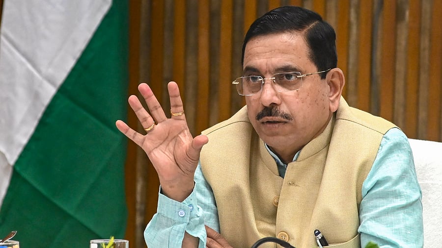 Union Parliamentary Affairs Minister Pralhad Joshi. Credit: PTI File Photo