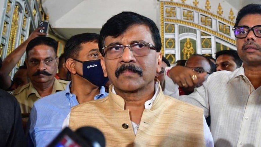 Sanjay Raut. Credit: IANS Photo