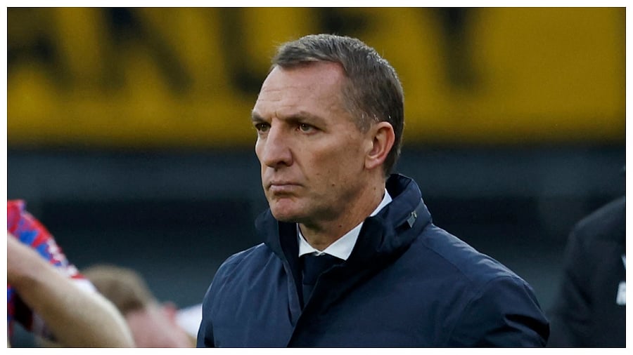 Leicester parted company with manager Brendan Rodgers. Credit: AFP Photo