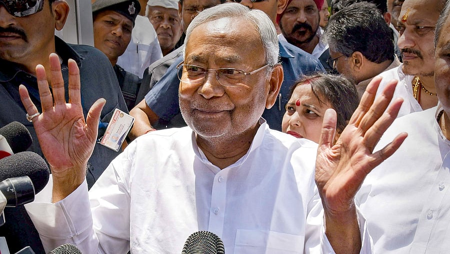 Nitish Kumar. Credit: PTI Photo