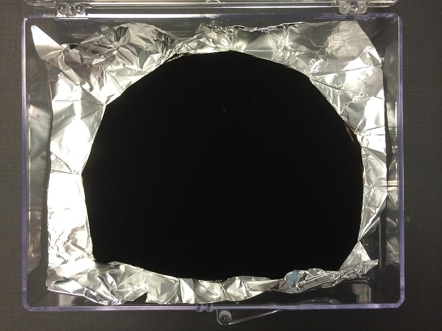 The 'Vantablack' (Pic courtesy: Wikimedia Commons)