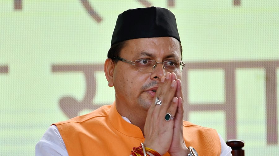 Pushkar Singh Dhami, Chief Minister of Uttarakhand. Credit: PTI File Photo