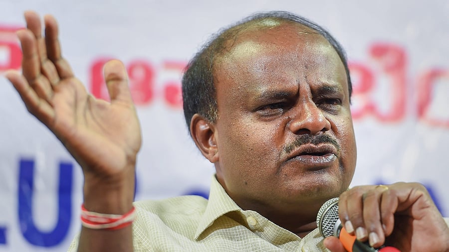 JD(S) leader H D Kumaraswamy. Credit: PTI File Photo