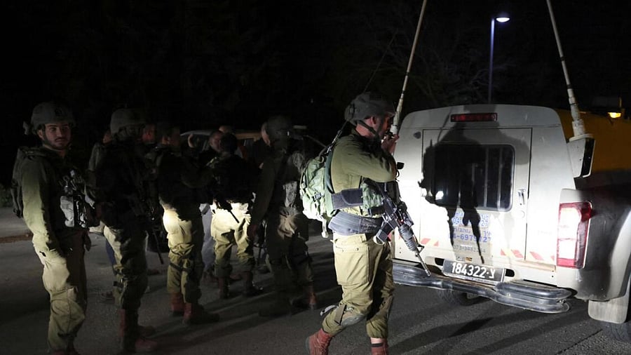 Israeli soldiers patrol Kibbutz Natur in the Israeli-annexed Golan Heights. Credit: AFP Photo