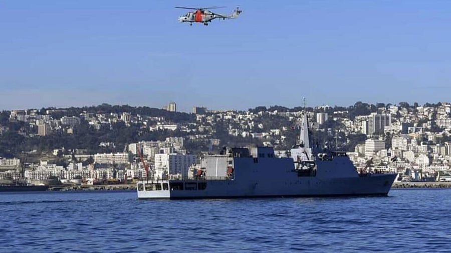 Representative image of an Indian Naval ship. Credit: PTI File Photo