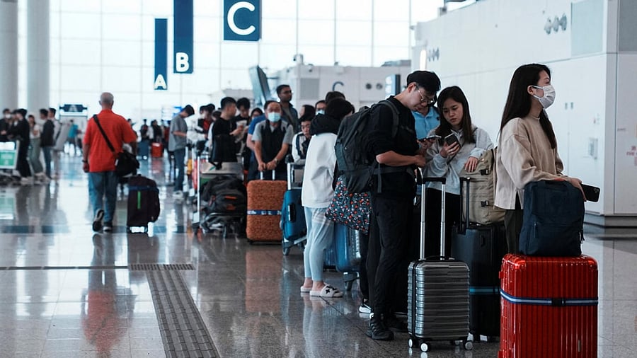 Travellers queue up for tickets. (Representative image). Credit: iStock Photo