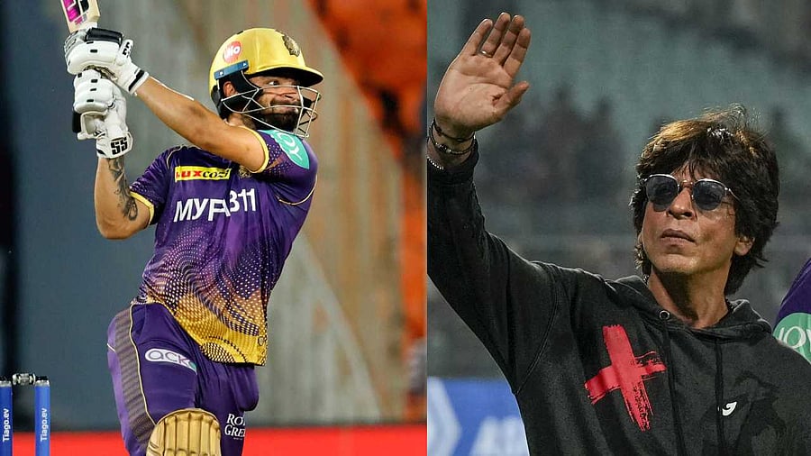 Rinku Singh, Shah Rukh Khan. Credit: PTI Photos