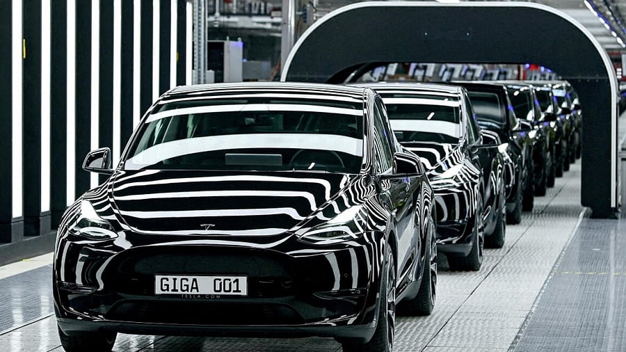 Representative image of Tesla cars. Credit: Reuters Photo