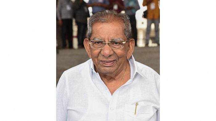 Shamanur Shivashankarappa. Credit: DH Photo