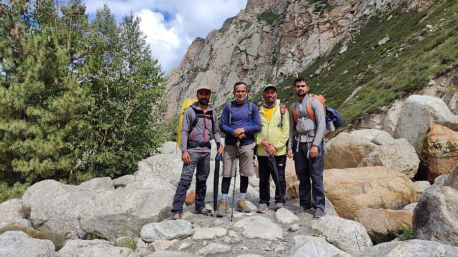 The Pune mountaineers who have taken up the Mt Meru challenge. Credit: Special Arrangement