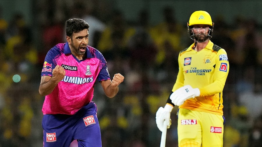 Rajasthan Royals off-spinner Ravichandran Ashwin. Credit: PTI Photo