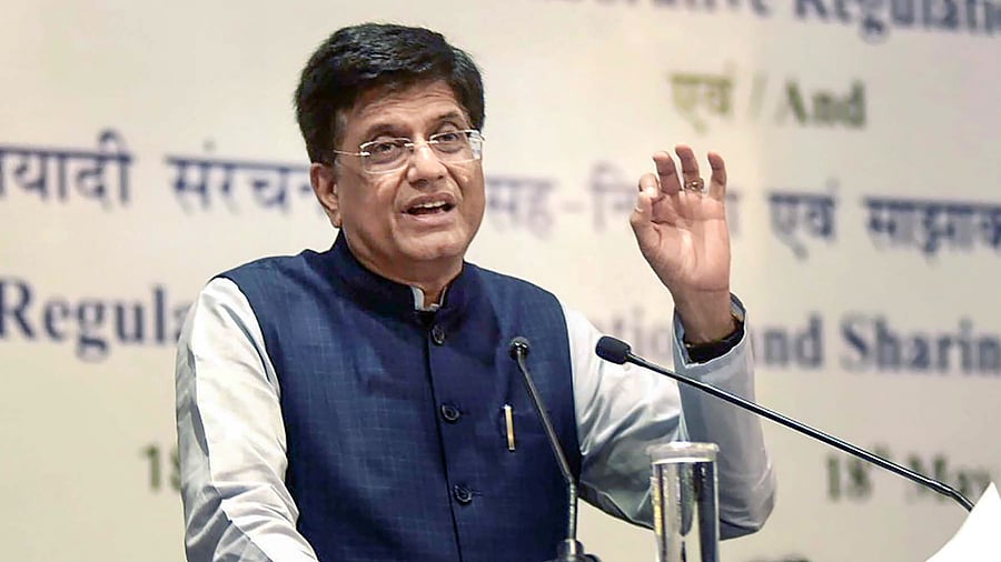 Commerce and industry minister Piyush Goyal. Credit: PTI Photo