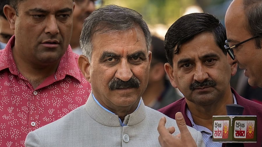 Himachal Pradesh Chief Minister Sukhvinder Singh Sukhu. Credit: PTI Photo
