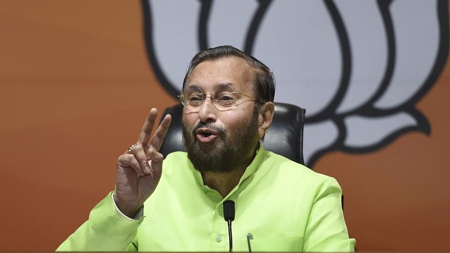 BJP national leader in charge of Kerala Prakash Javadekar too participated in one such meeting. Credit: PTI Photo