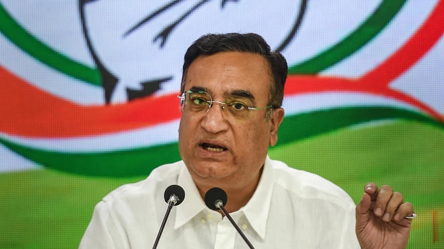 Senior Congress leader Ajay Maken. credit: PTI File Photo