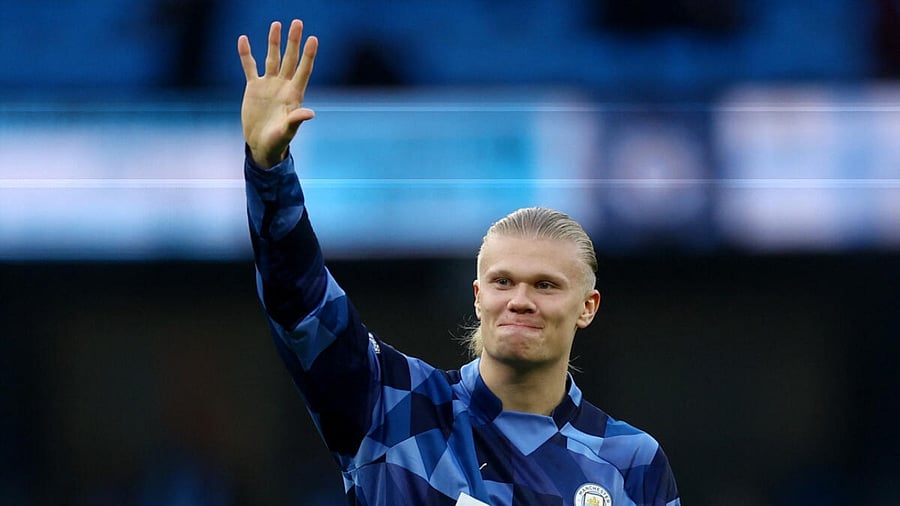 Manchester City's Erling Braut Haaland. Credit: Reuters Photo
