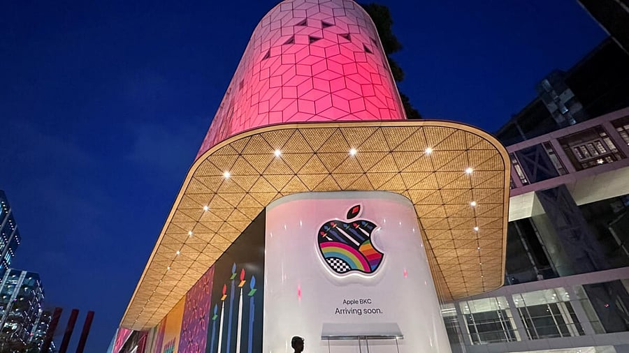 India's first Apple retail store, that will be launched soon, at Jio World Drive Mall, Mumbai. Credit: Reuters Photo