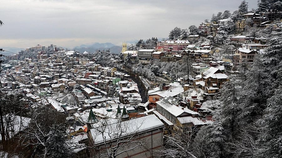 Shimla in Himachal Pradesh. Credit: PTI File Photo