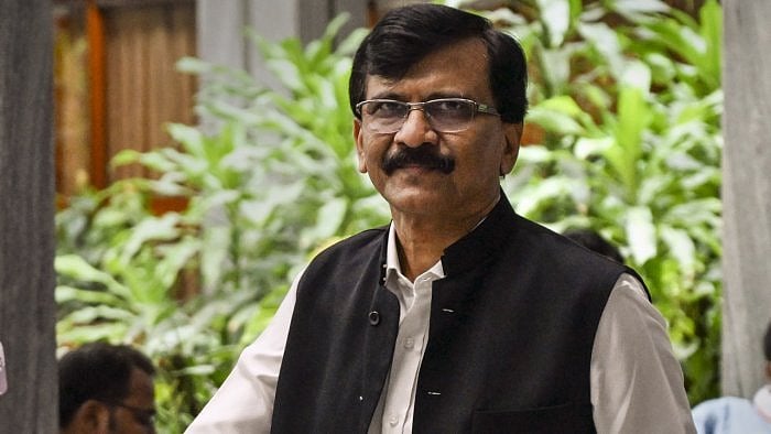 Shiv Sena (Uddhav Balasaheb Thackeray) leader Sanjay Raut. Credit: PTI Photo