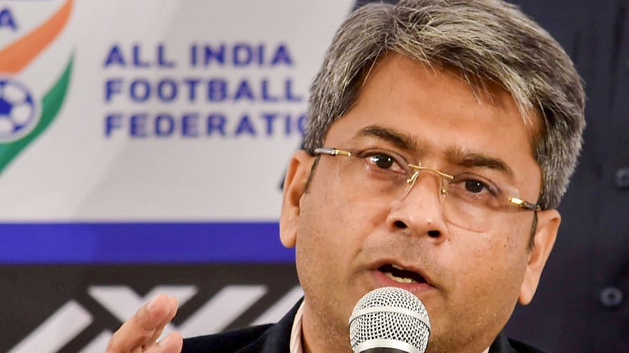 <div class="paragraphs"><p> All India Football Federation President Kalyan Chaubey.</p></div>