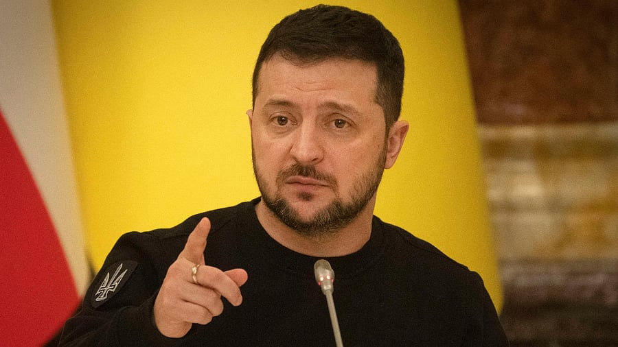 Ukrainian President Volodymyr Zelenskyy. Credit: AP/PTI Photo