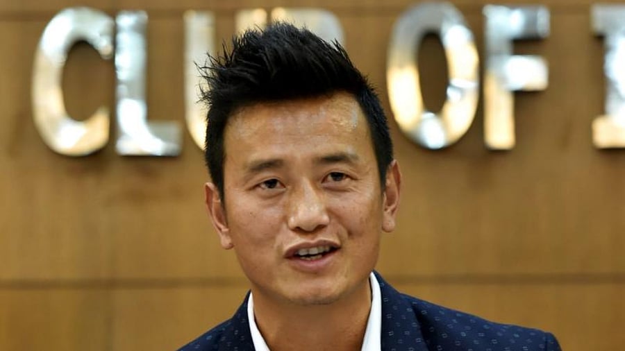 Bhaichung Bhutia. Credit: PTI Photo