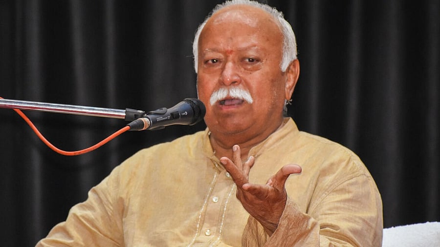 RSS chief Mohan Bhagwat. Credit: PTI Photo