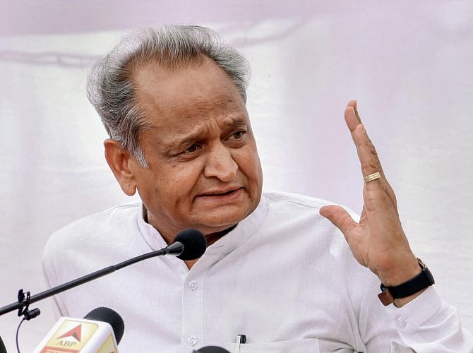 Rajasthan CM Ashok Gehlot. Credit: PTI Photo 