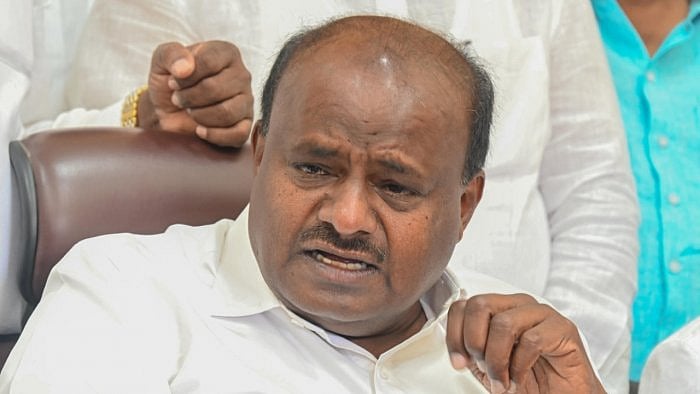 JD(S) leader H D Kumaraswamy. Credit: DH Photo  