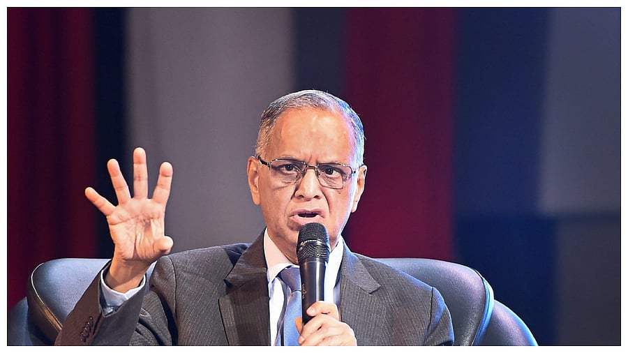 Infosys co-founder N R Narayana Murthy. Credit: PTI Photo