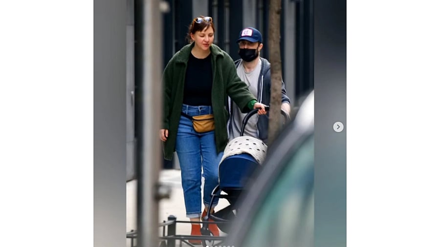 Daniel Radcliffe and Erin Darke. Credit: Instagram/@danielradcliffegermany