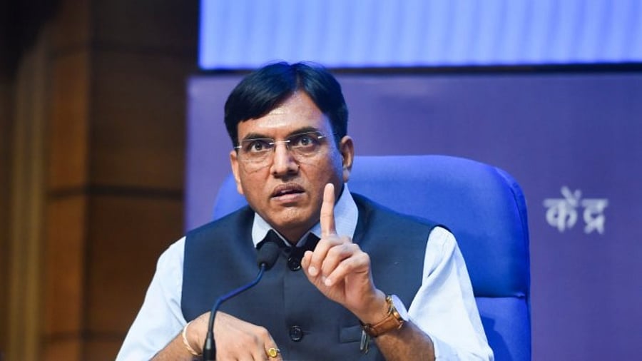 Mansukh Mandaviya. Credit: PTI File Photo