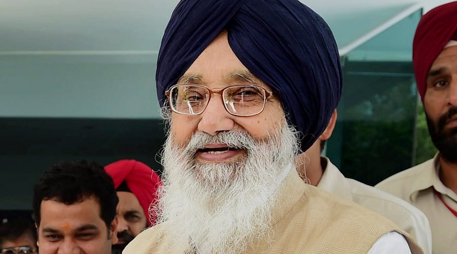 Parkash Singh Badal. Credit: PTI Photo