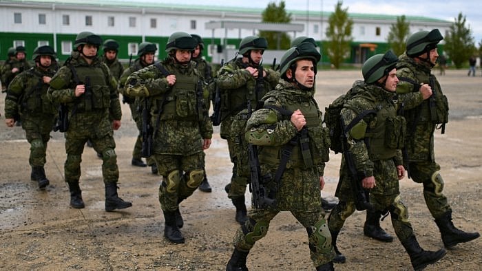 File photo of Russian troops. (Representative image). Credit: AFP