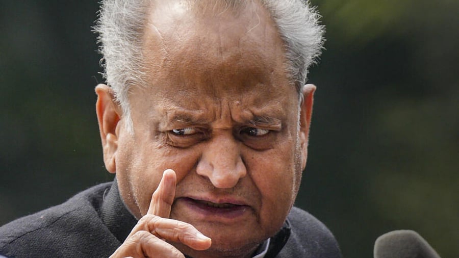 Rajasthan Chief Minister Ashok Gehlot. Credit: PTI Photo