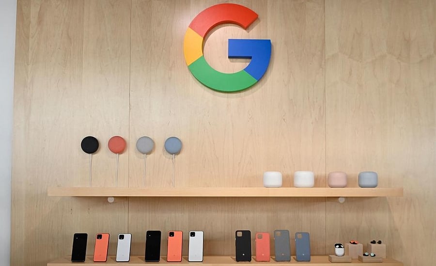 Google logo. Credit: AFP FILE PHOTO