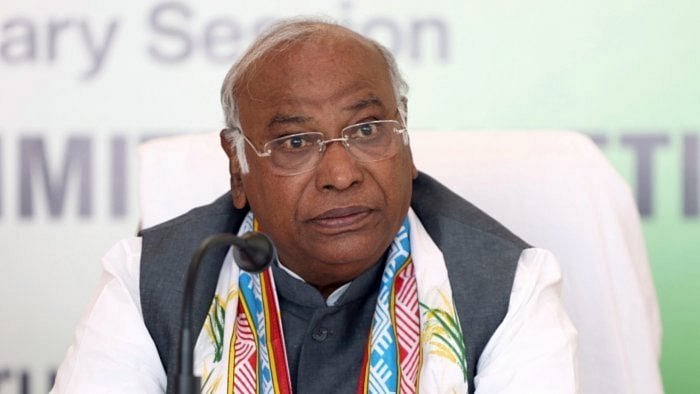 Mallikarjun Kharge. Credit: IANS Photo
