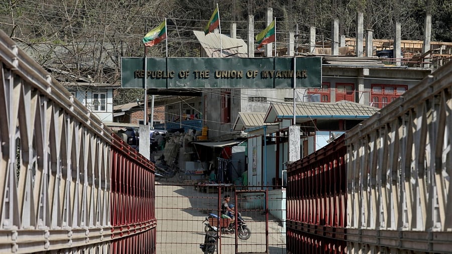 View along the India-Myanmar border. Credit: Reuters Photo