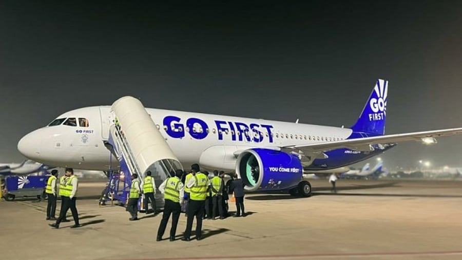 Representative image. Credit: Twitter/@GoFirstAirways