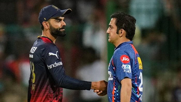 Virat Kohli and Gautam Gambhir. Credit: PTI Photo