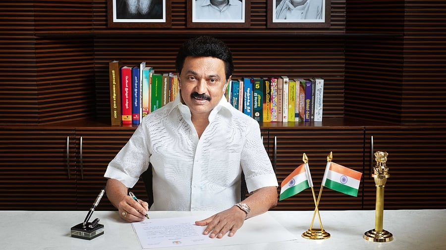 Tamil Nadu Chief Minister M K Stalin. Credit: Twitter/@arivalayam