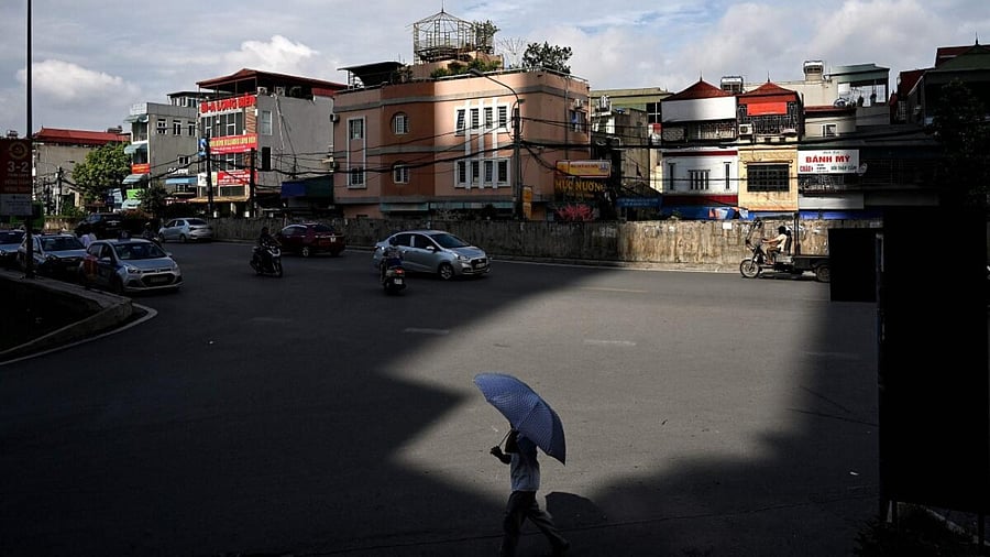 Across the country, weather experts and authorities had warned the population to remain indoors during the hottest parts of the day. Credit: AFP Photo